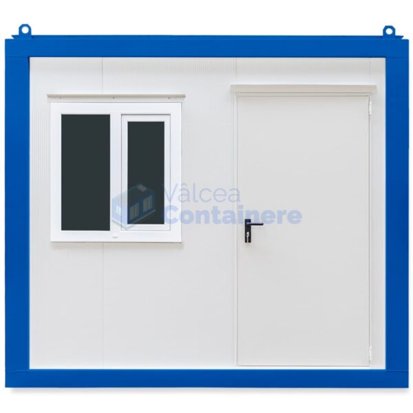 container birou valcea 3metri albastru