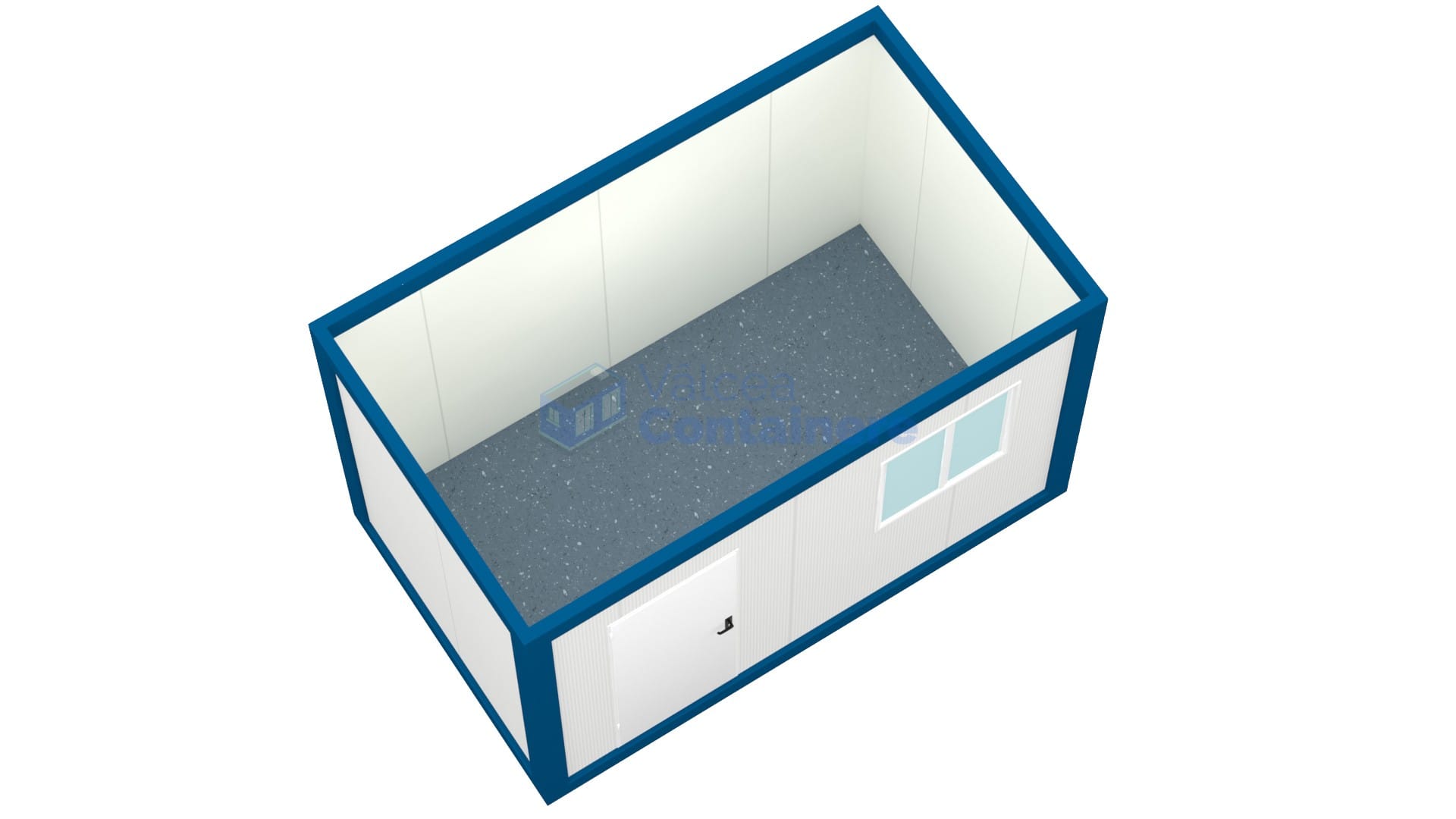 container birou valcea 4metri 1geam albastru1