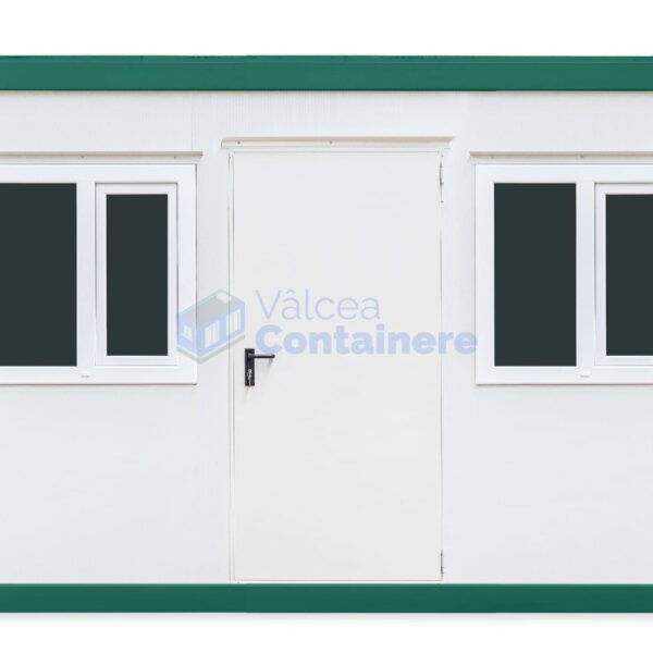 container birou valcea 4metri 2geamuri verde