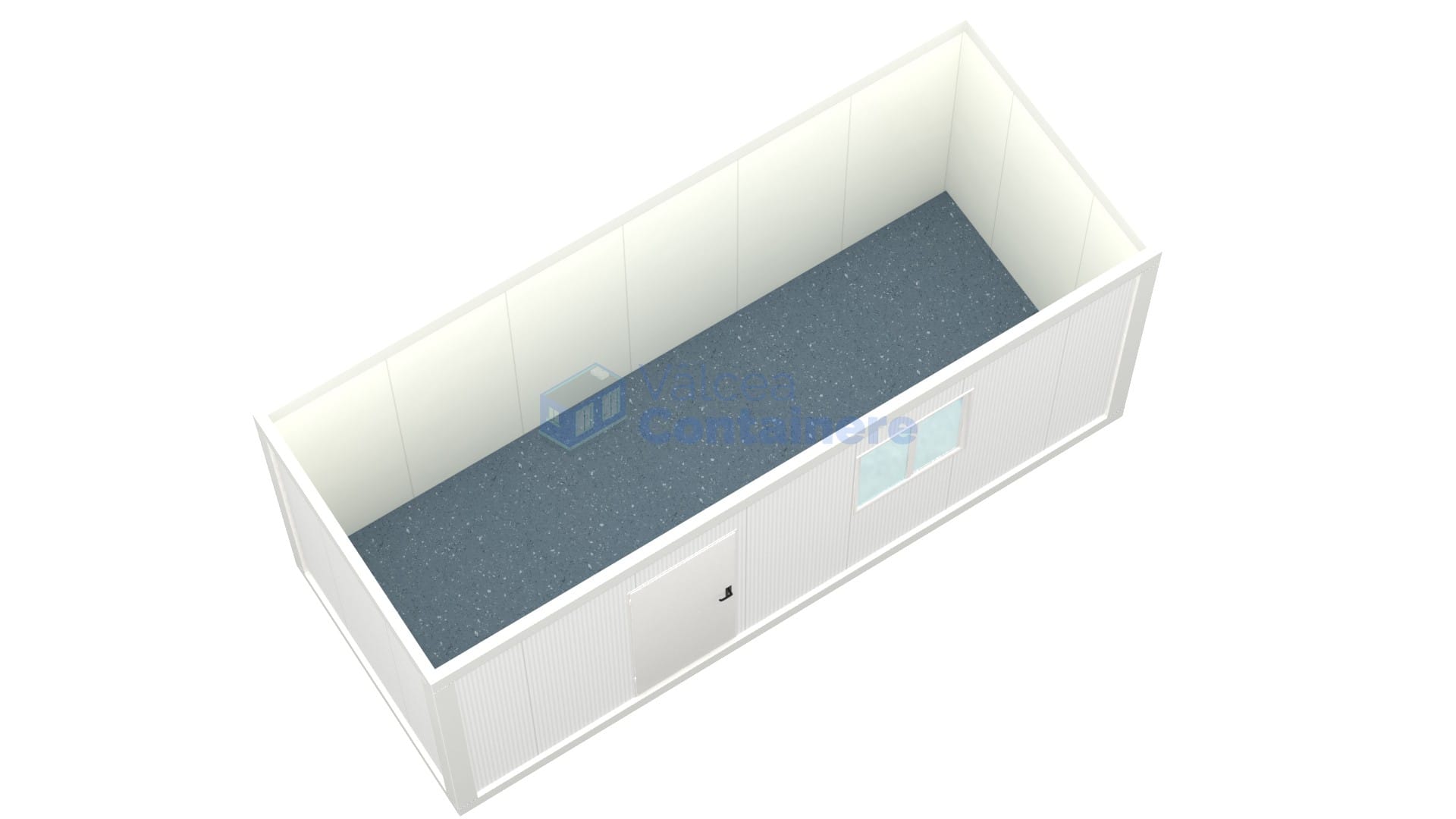 container birou valcea 6metri 1geam alb2