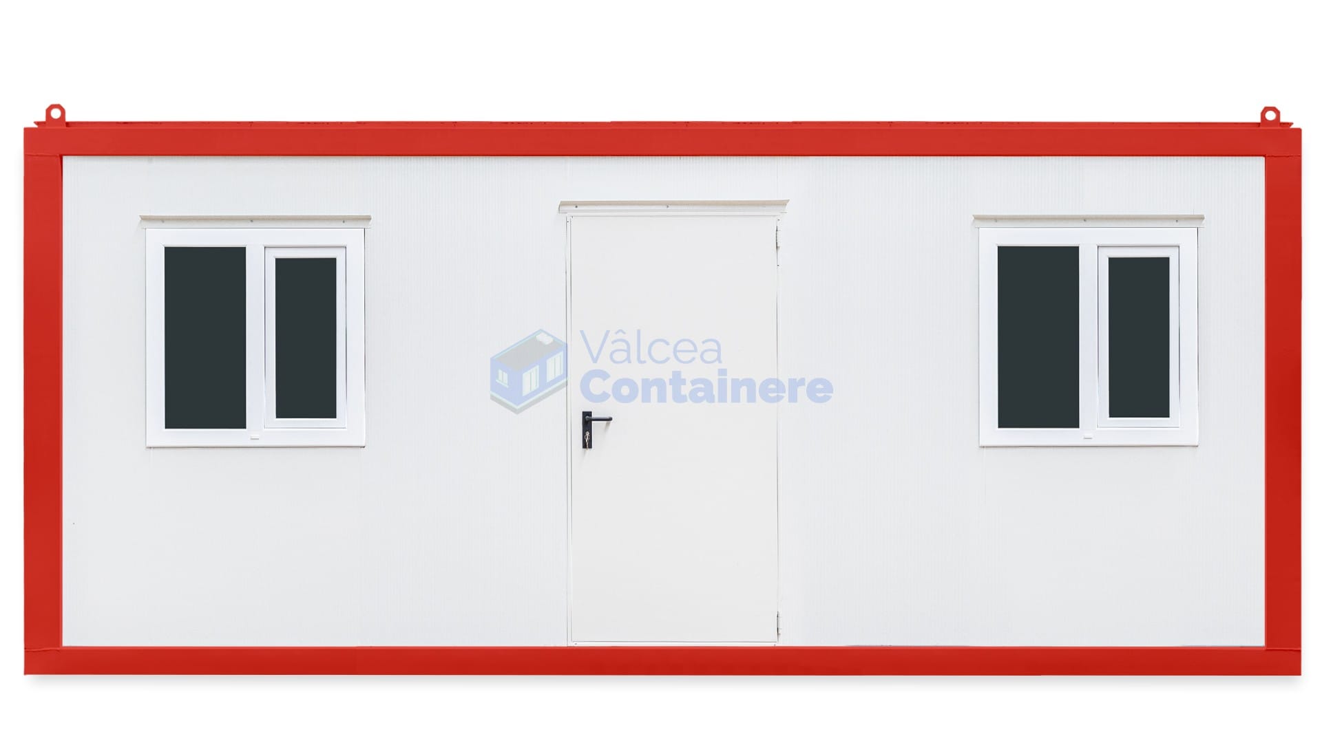 container birou valcea 6metri 2geamuri rosu