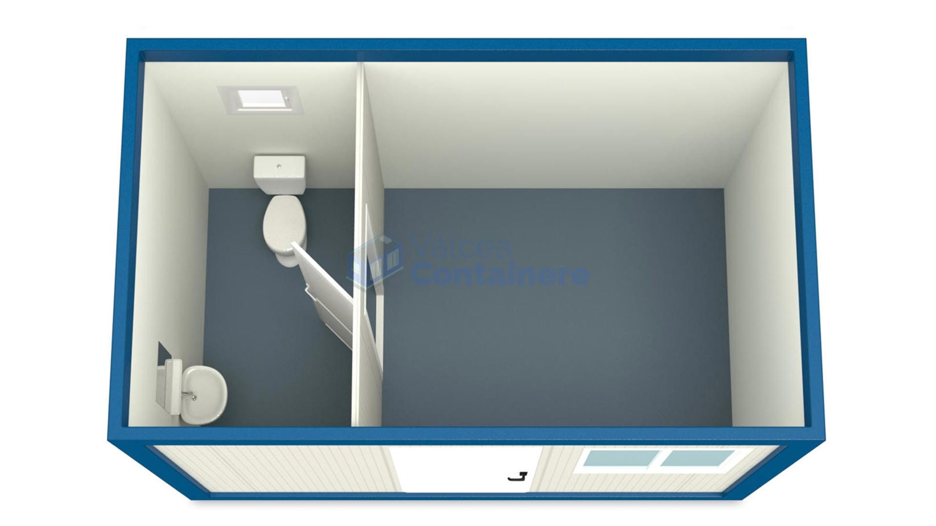 container casa valcea 4metri albastru2