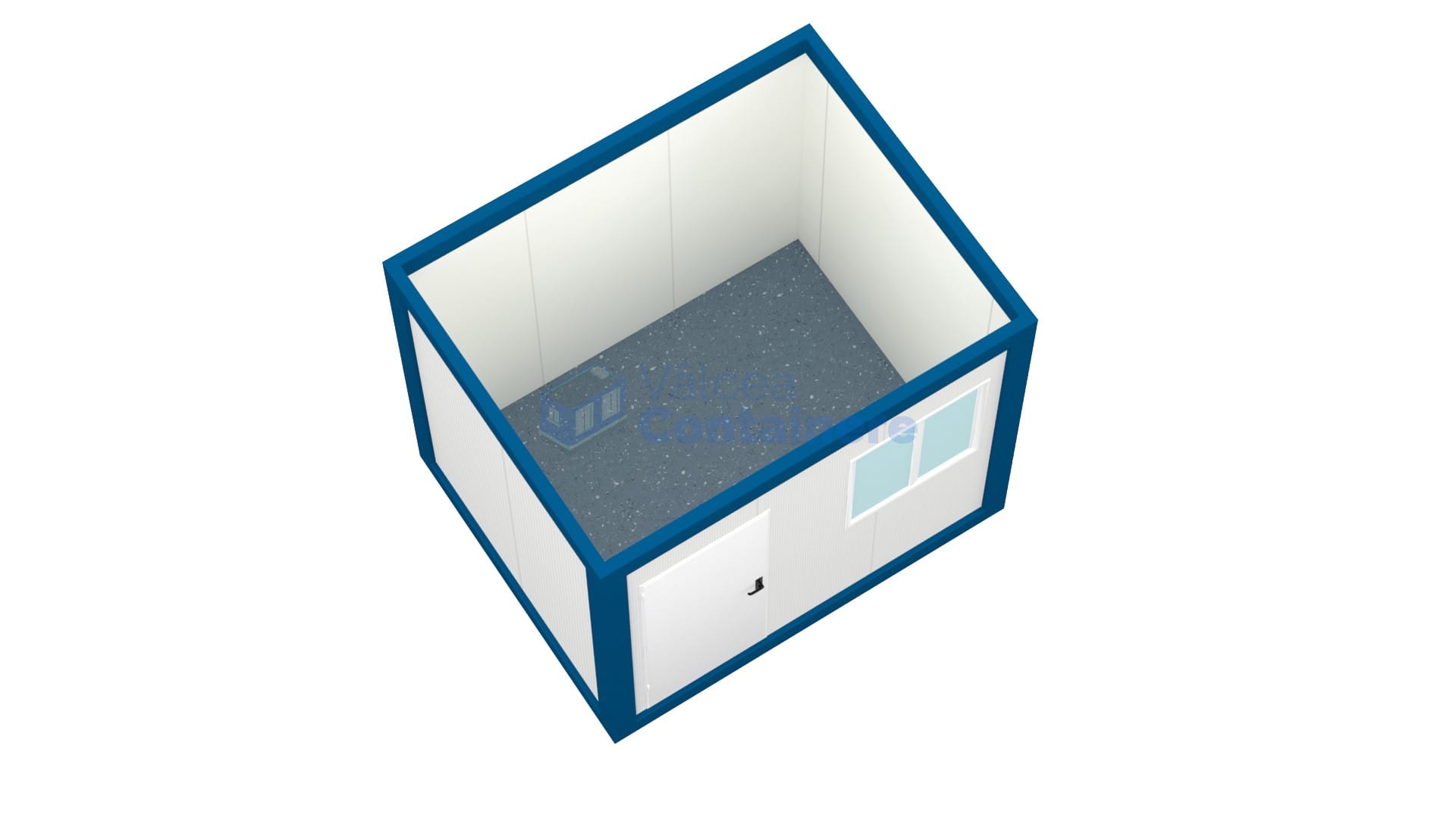 container santier valcea 3metri albastru2