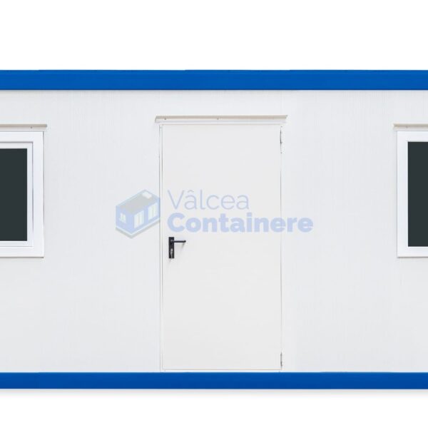 container santier valcea 6metri 2geamuri albastru