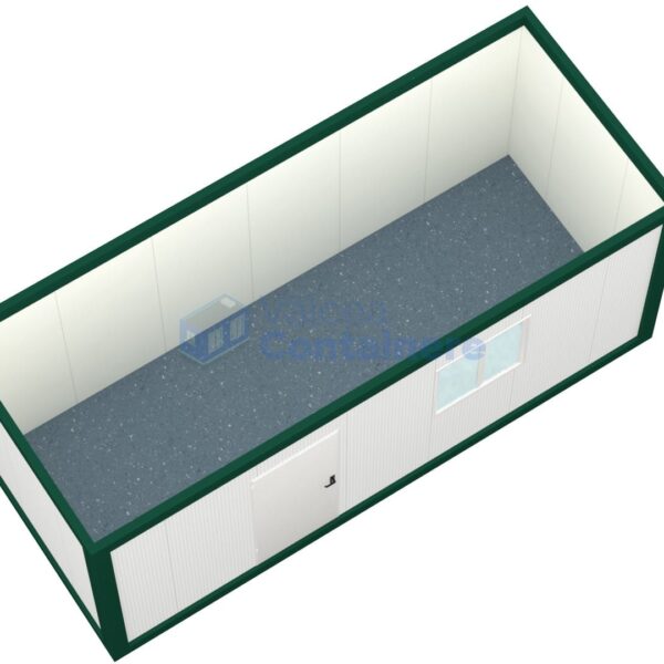 container santier valcea 6metri 1geam verde2
